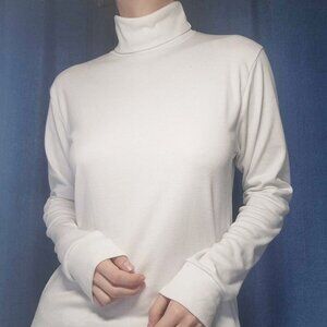 Vintage 90s Stanfield's soft white classic turtleneck